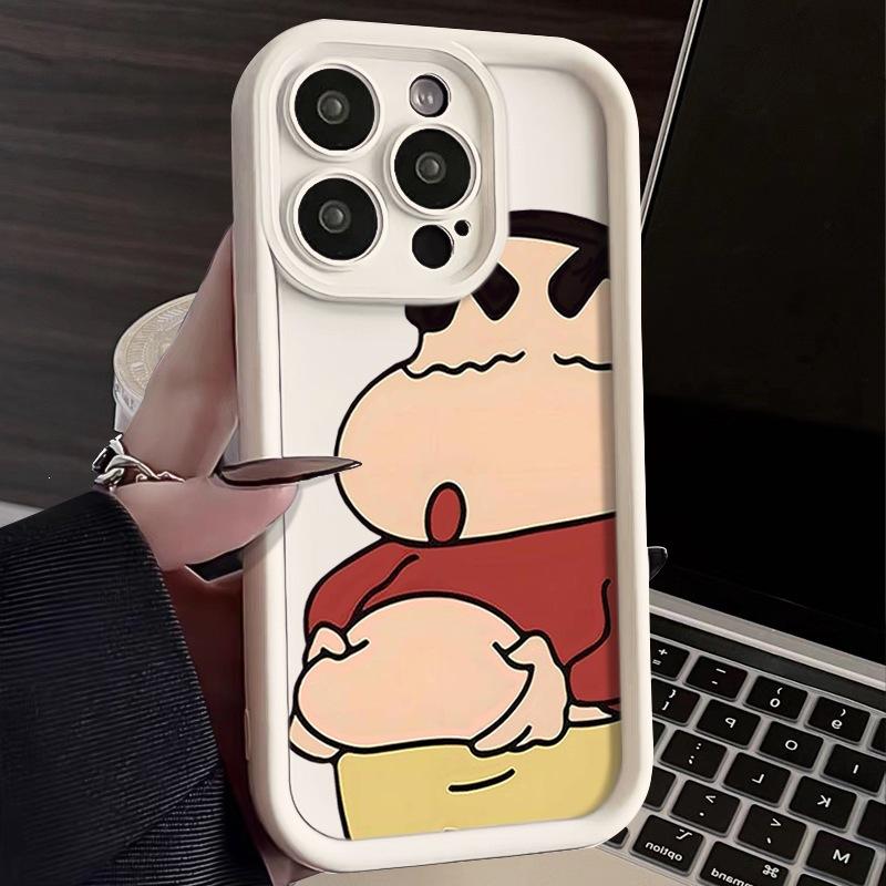Applicable To Apple 15promax Mobile Phone Case, New Iphone14 Advanced Sense 13pro Cartoon 12 Crayon Small New 1