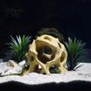 Safe Aquarium Ornament Hideout Tree Ball, 3D Printed Natural Look Root Reptile Hideout, Gecko Habitat Accessory Fish Cave, Decorative Shelter