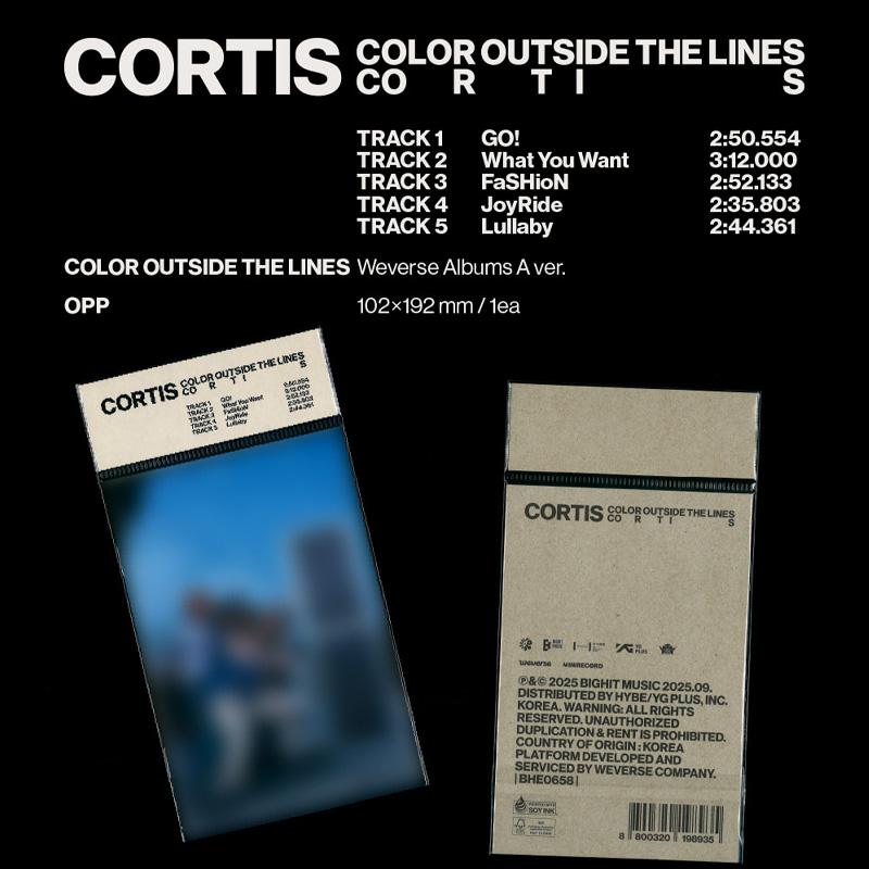 CORTIS Il 1° EP COLOR OUTSIDE THE LINES (Weverse Album Ver.)