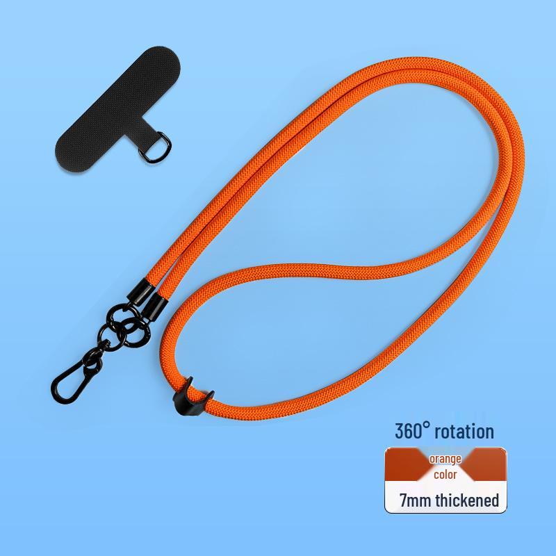 Ultra-Thin Transparent TPU Phone Case with Lanyard Clip and Anti-Lost Patch