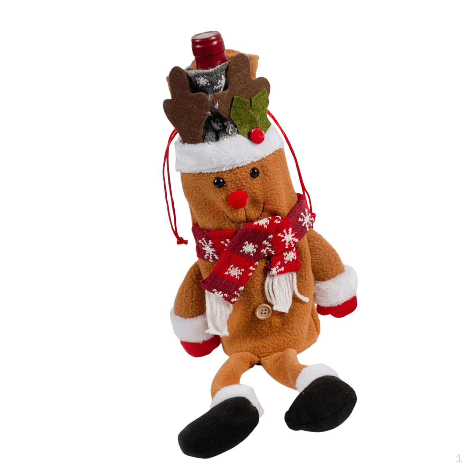 

Bottle Cover Sleeve Decorative for Birthday Table Centerpieces Holiday Deer