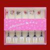 Stainless Steel Material Fruit Forks Christmas Snack Dessert Forks Food Pick Set