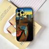 Salvador Dali Art Phone Case FUNDA For IPhone 12 11 13 14 15 16 Max Pro Plus Mini Soft Silicone Black Cover