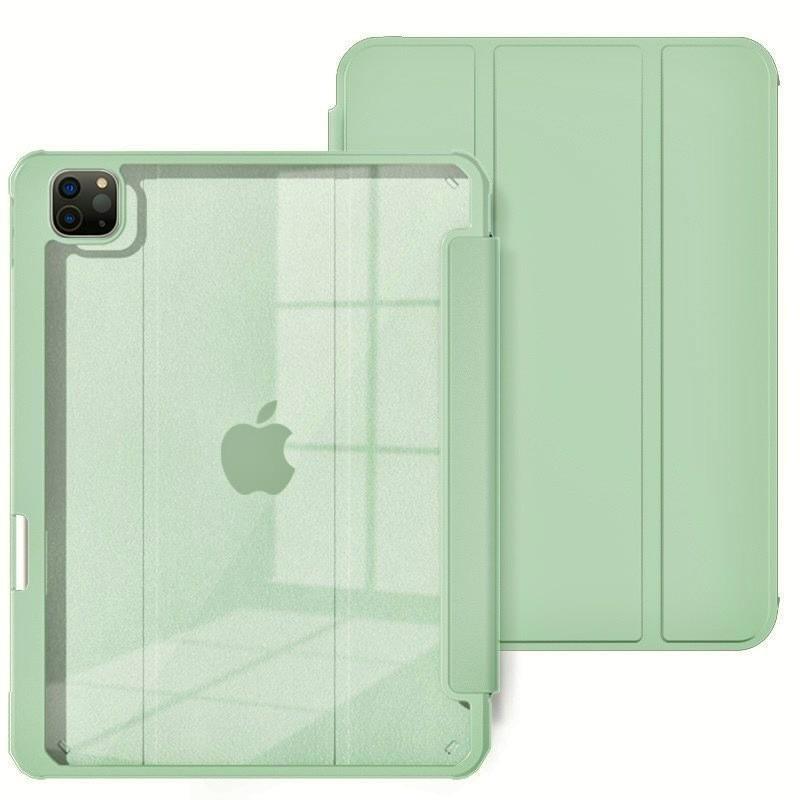 For Apple Ipad Pro 11 Inch M4 Magnetic Flip Cover With Faux Leather For Sleep Mode And Shock Absorption