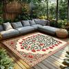 Vintage Persian Carpet Doormat Washable Area Rug Entryway Floor Mat Home Decor Traditional Oriental Pattern Indoor Outdoor Rug G