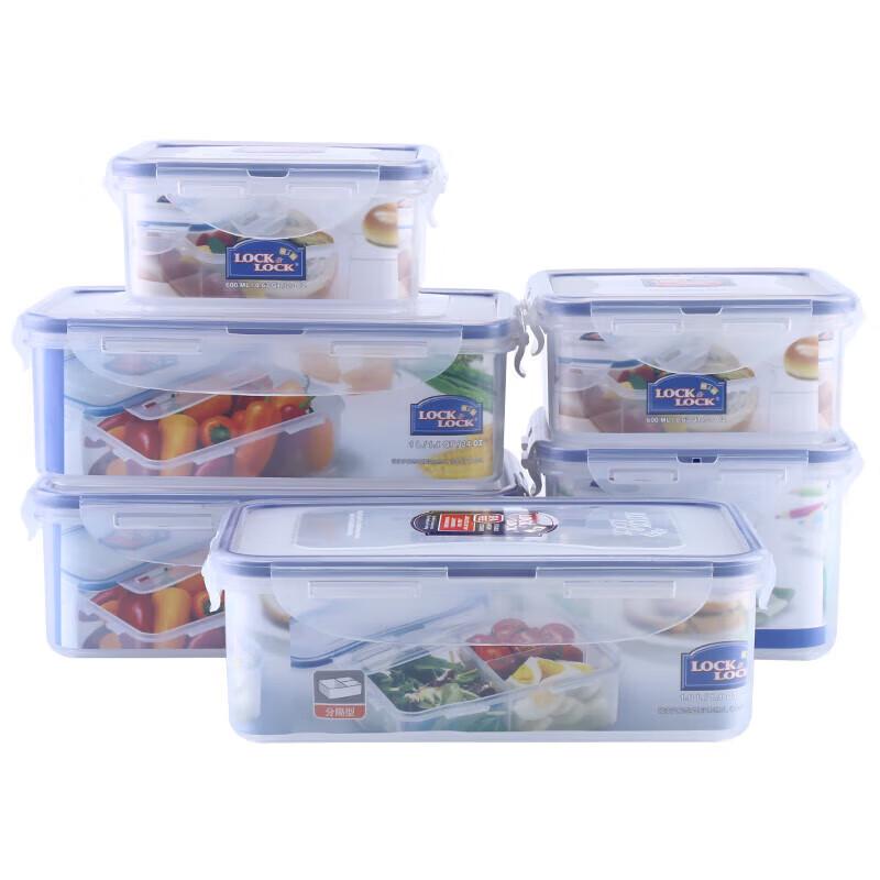 

LOCK&LOCK Plastic Food Storage Container 6-Piece Set