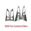 LHD/RHD For Kia Stinger 2018-2023 Carbon Fiber Inner Door Window Lift Button Switch Panel Cover Trim AccessoriesGood product