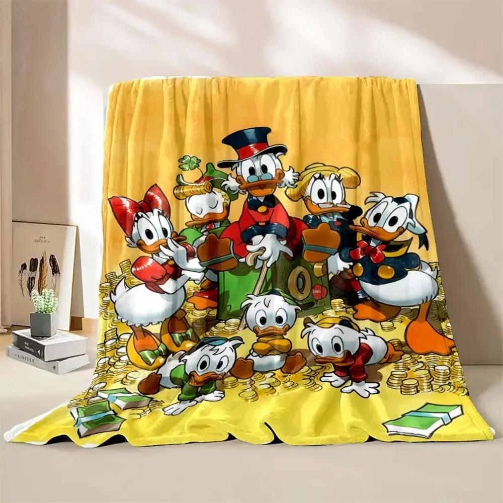 Potdemiel Cartoon Donald Duck Blanket Kids Throw Office Thick Nap Blanket Warm Home Sofa Decor Throw Unisex Kids Boy Girl Gift