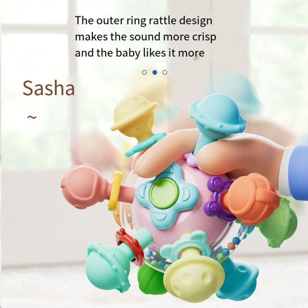 Colorful Early Educational Toy BPA Free Multi-Sensory Baby Toy Chew Baby Rattles Toys Toddlers