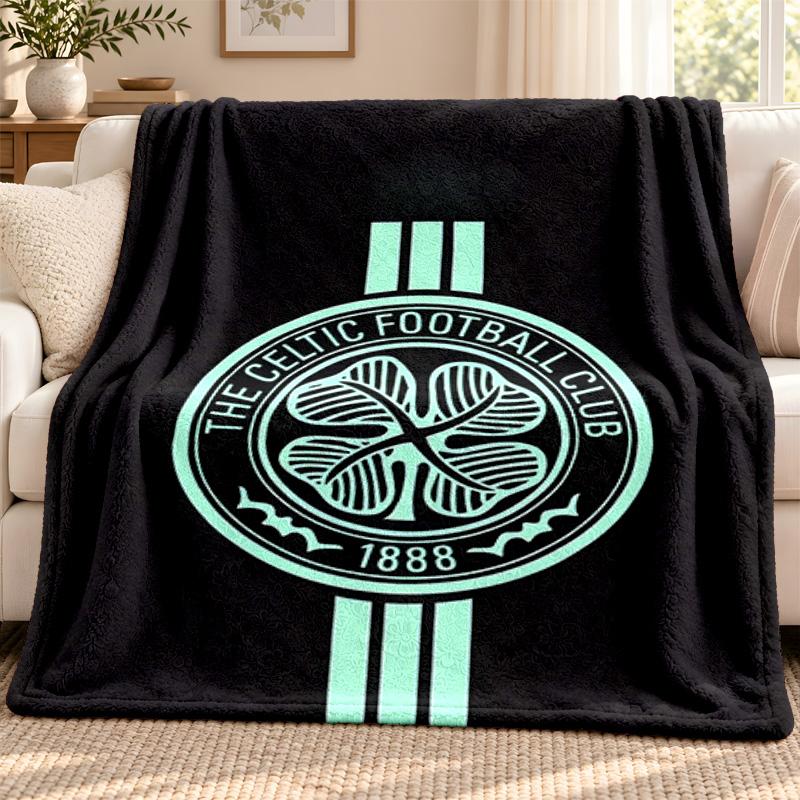 Celtic Football Club blanket Flannel Blanket Soft Cozy Plush Throw for Sofa Bed Lightweight Home Decoration Outdoor camping