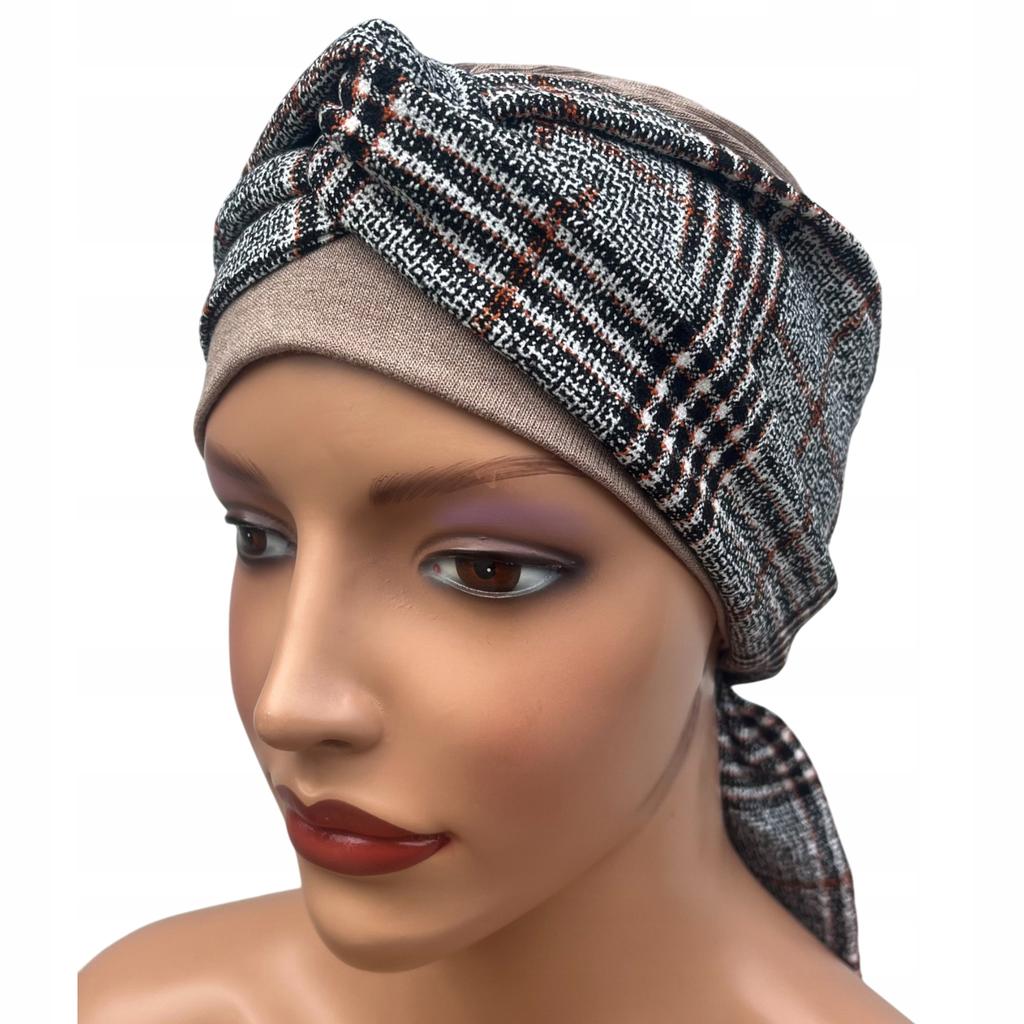 Lena Women' Turban Light Brown Sweater 512 Autumn Also After Chemotherapy
