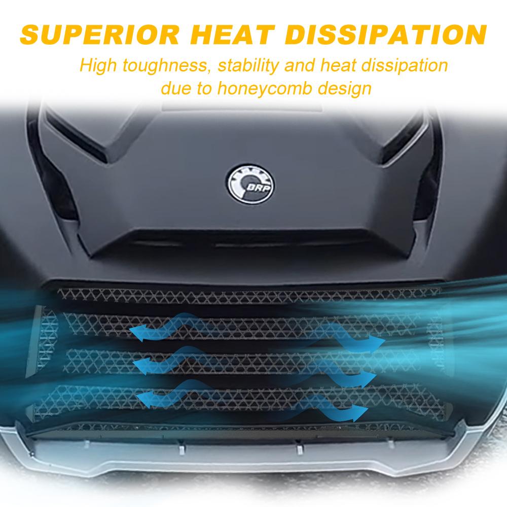 Motorcycle Radiator Guard Fit For Can-Am Ryker / Rally Edition / Sport 2019-2025 Aluminum Engine Cooler Grille Cover Protection