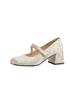 Print Random High Heels Shoes Women Mary Jane Shallow Sandals 2024 Fashion Brand New Lolita Shoes Summer Pumps Dress Mujer Shoes