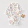 Baby Long Sleeve Romper Pure Cotton Newborn Infant Pajamas Spring Autumn Base Layer Crawling Clothes