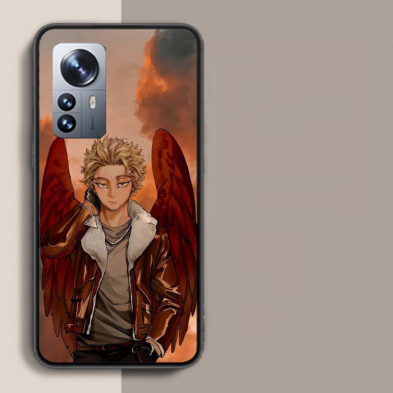 

Anime MHA Hawks BNHA Phone Case For Redmi Note 15 Pro 5G 14 13 12 Pro Plus 11 11T 11E 11S 10 Pro 10S 9 9S Cover Cell Clear with Redmi Note 9