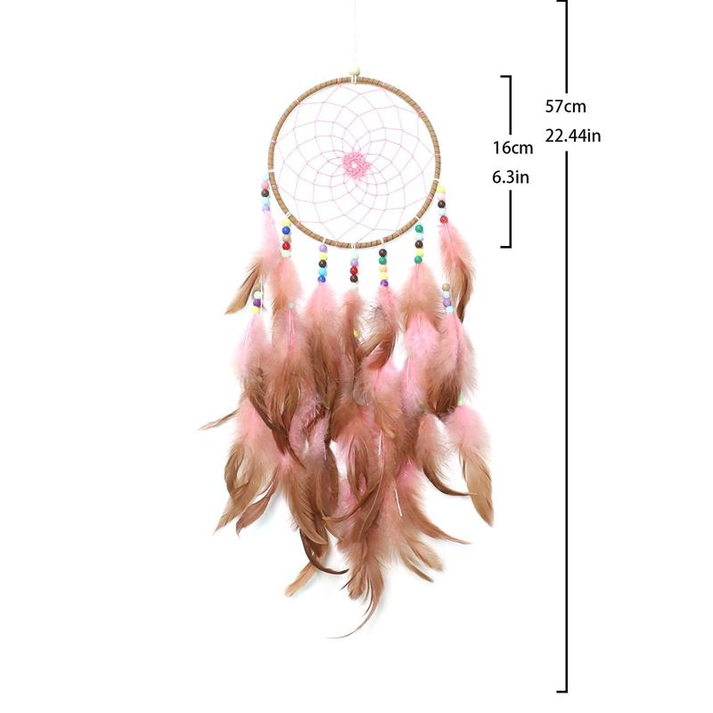 Creative Bohemian Feathers Dream Catcher Bedroom Decorations Hand Made Ornaments Festival Gifts Wall Hangings Door Pendants