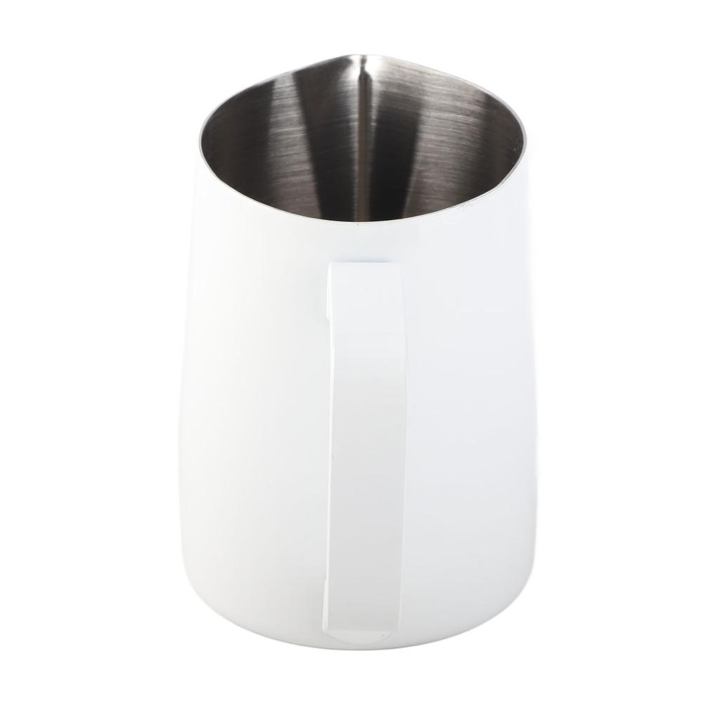 Tazza Mug da Caffè 420ml Acciaio Inossidabile Lattiera Brocca per Schiuma di Latte per Latte Art