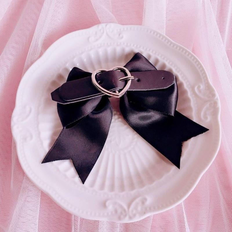 2PCS Harajuku Bowknot Hair Clip Ponytail Bangs Travel Hairpins Lovely Hair Clip