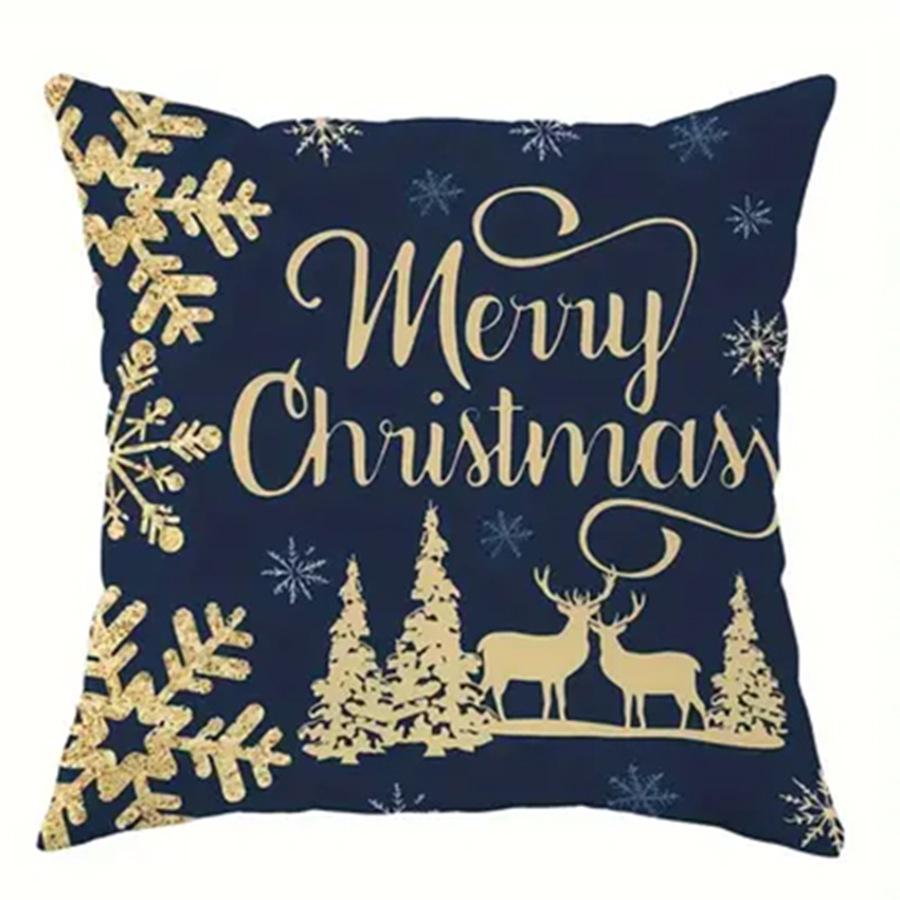 2025 Exclusive Christmas Throw Pillow Cover for Holiday Living Room Decoration