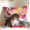 L-lolir-Rock Rock Anime Pillow Case  Comfy Pillow Cover For Sofa Home Decor Cute Funny Pillowcases
