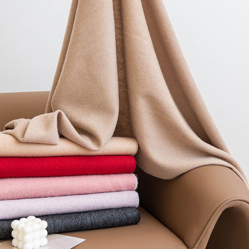 Wolle Unifarbener Schal Damen Winter High-End Neuer Stil Quasten Halstuch Halswärmer Koreanischer Stil Vielseitiger Schal