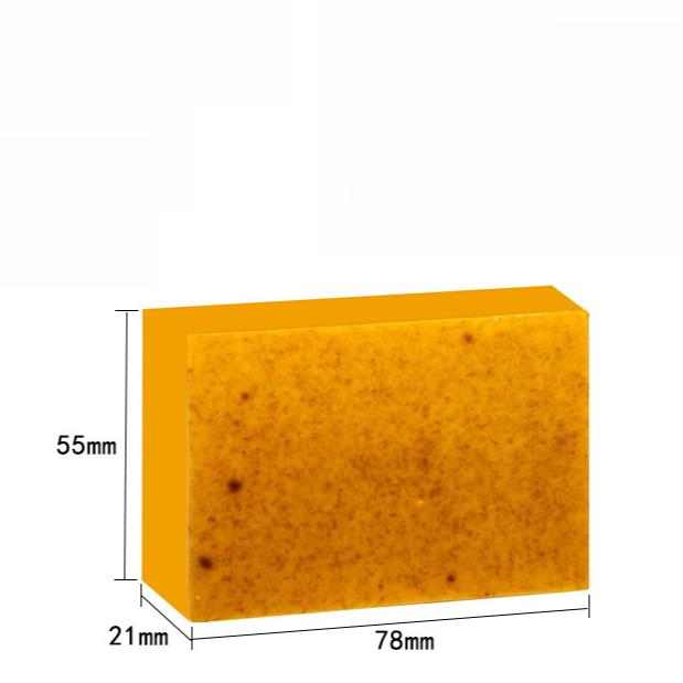 Gurkemeie Kojicsyre Såpe for Ansikts- og Kroppsrens, Foryngende og Skånsom Eksfoliering Hud Farsdagsgave