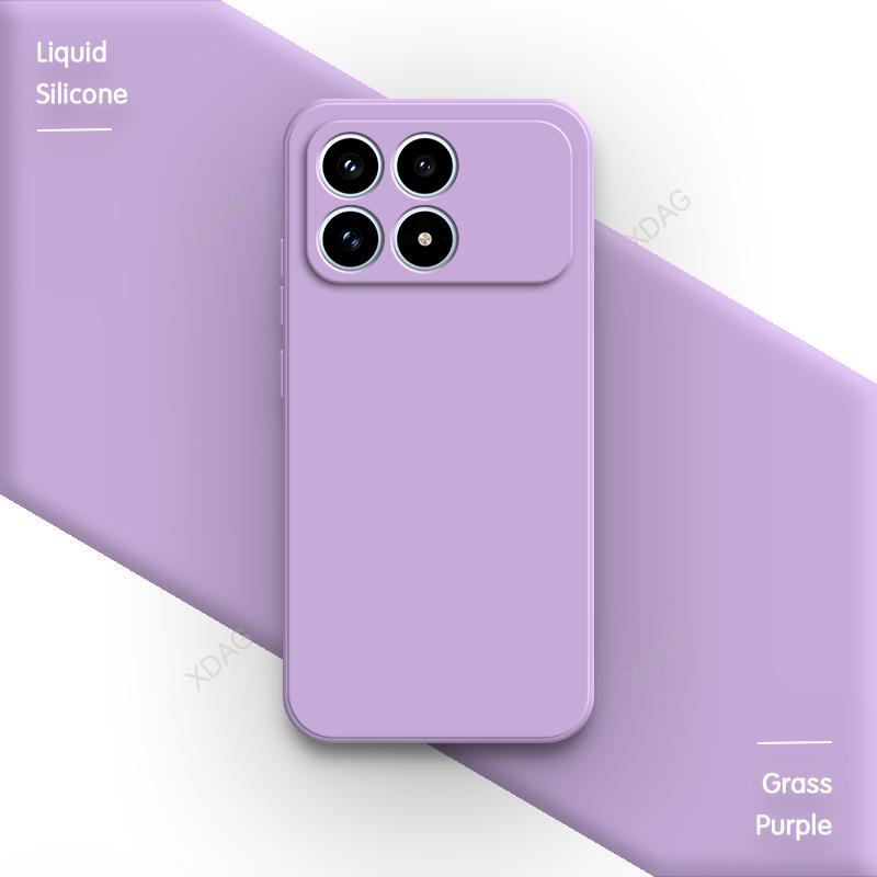 Oryginalne silikonowe etui na telefon do Xiaomi Poco F8 Pro Ultra 5G F8Pro F8Ultra Fundas Wysokiej jakości miękkie wewnętrzne pokrycie tylne z flokiem