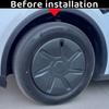 For Tesla Model Y Juniper Standard 18-INCH Wheel Covers Aperture Wheels Induction Style Hubcaps Full Rim Car Accessories 2026