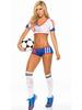 European Cup Cheerleader Costume - Nightclub & Bar Dancewear, Football Performance & Photo Shoot Outfit for Women.
