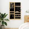 VidaXL Wall-Mounted Jewelry Cabinet with Mirror 37.5x10x106 Cm 353219