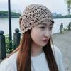 Breathable Hollowed Out Knitted Hat Casual Summer Skullies Hat Fashion Flowers Sun Visor Women
