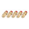 5PCS Brass Misting Nozzle Gold Water Spray Head Durable Garden Sprinkler Nozzle  Roof Cooling