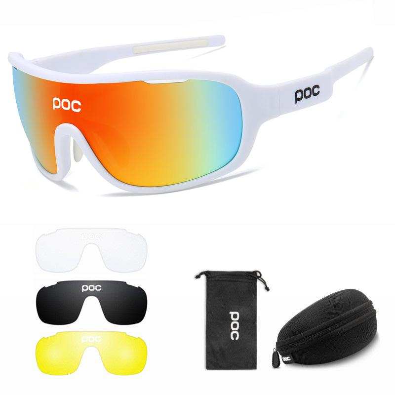 POC DO BLADE 4-Linsen-Set Vollrahmen-Radsportbrille Sport Outdoor Fahrradbrille Radfahren