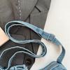 Borsa a tracolla borsa a spalla in denim lavato vintage