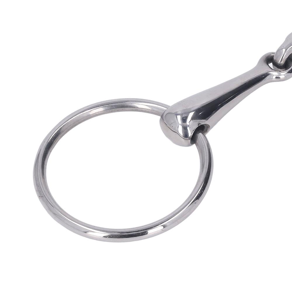 Flexible Jointed Links Horse Snaffle Bit Stainless Steel Horse Mouth Bit Horse Farm Use