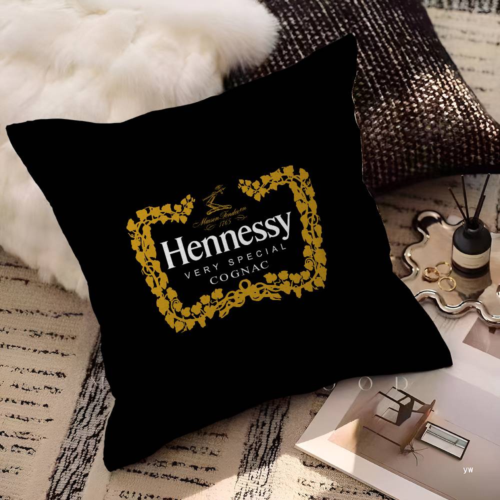 Hennessy Brandy Cushion Cover Polyester Sofa Cushions Decorative Throw Pillows Home Decoration Pillowcover