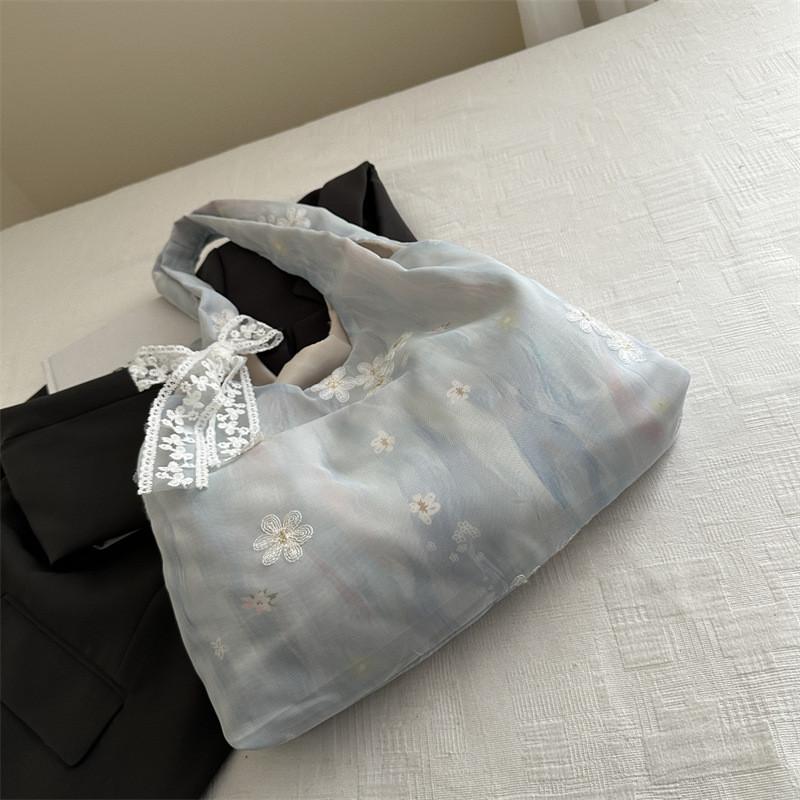 Elegant Embroidery Bag With Nylon Material For Daily Casual Use