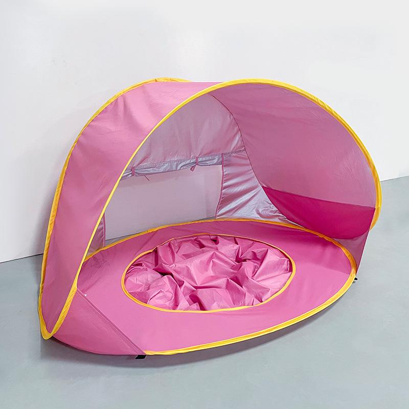 Children's Sun Protection Beach Tent - Quick Open, Foldable, Water Play Castle for Babies