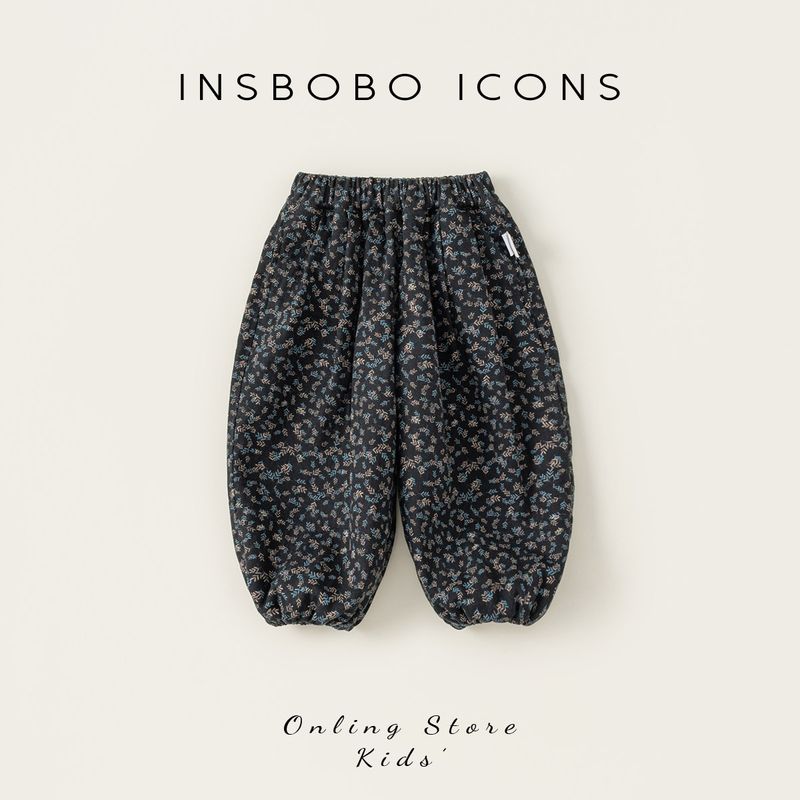 Girls  Pants, Baby Girl Lantern Pants, Spring Children s Clothing, Stylish Long Pants for Little Girls, Trendy Spring and Autumn Children s Fashion Black 100