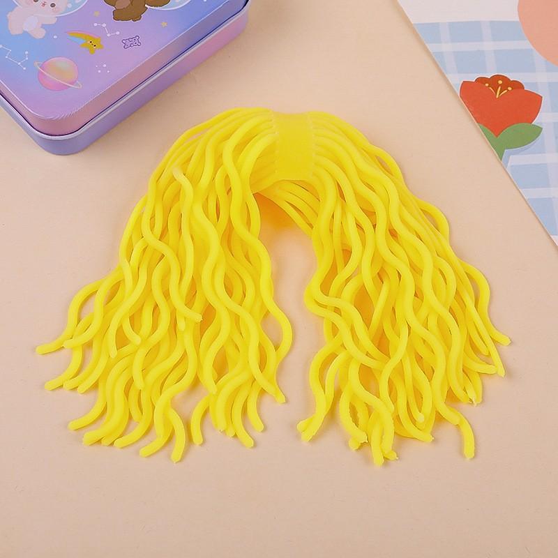 Kids  Vent Toys Sensory Toys Stress Relief Tpr Soft Rubber Lala Le Creative Decompression Spaghetti Coloured Stretchy Rope