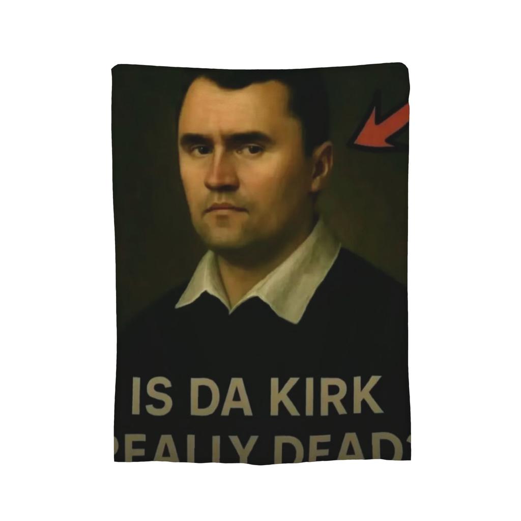 Super Soft Charlie Kirk Throw Blanket Premium Fleece Flannel Lightweight Bed Blanket Cozy Plush Bedspread All Season Use