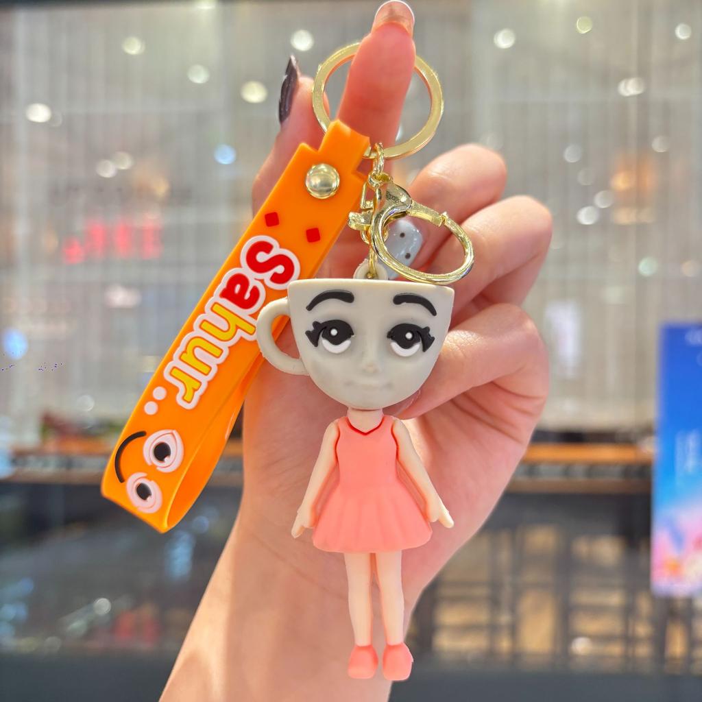 Shanhaijing Doll Exotic Beast Keychain Funny Abstract Bag Doll Car Key Chain Small Pendant
