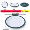 Nordic Round Melamine Shallow Plate for Buffets and Stir-Fry Dishes
