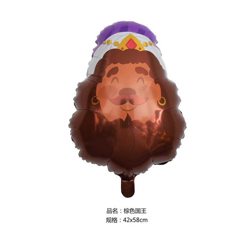 New Year Aluminum Foil Balloon Decor God Of Wealth Gold Ingots 2026 Spring Festival Balloon Three Kings Festival King Balloon