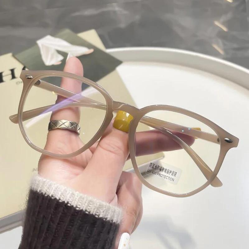 -1.0 -1.5 -2.0 Bis -6.0 Polygon Fertiggläser Myopiebrille Transparentes Brillengestell Lesebrille +0.5 +1.0 +2.0 Bis +6.0