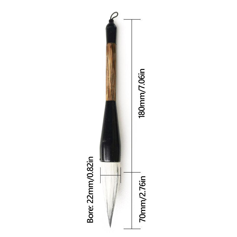 Rhapis Humilis Pole Calligraphy Brush Large Size Writing Brush Calligraphy Writing