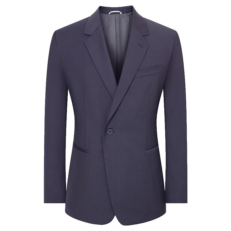 Мужской деловой пиджак Baoxiniao лилового меланжевого цвета 48B