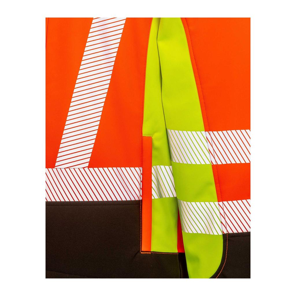 Result Recycled Unisex Adult Safety 3 Tone 3 Layer Jacket