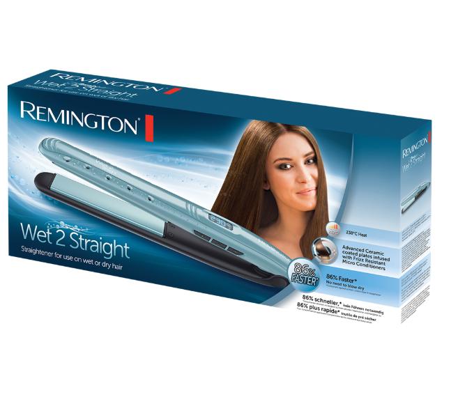 Remington Straightener | S7300 Wet2Straight | Ceramic Heating System | Temperature (min) 140 °C | Temperature (max) 230 °C