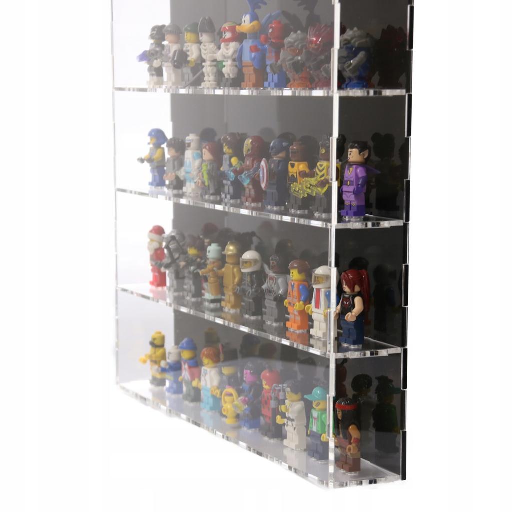 Large display case container display cabinet FOR 50 lego minifigures figures